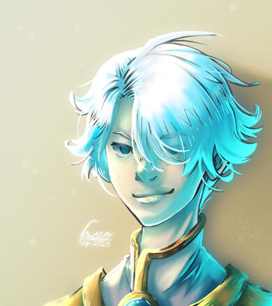 Fully shaded headshot with my smooth shading (20€)