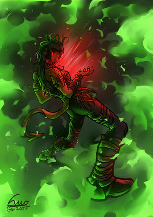 Fully shaded fullbody with smooth shading (40€)